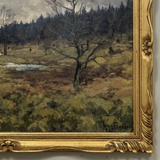 Framed Oil Painting on Canvas by Jean Francois (1903-1977) 'St. Hubert Forest'