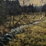 Framed Oil Painting on Canvas by Jean Francois (1903-1977) 'St. Hubert Forest'