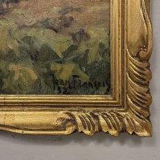 Framed Oil Painting on Canvas by Jean Francois (1903-1977) 'St. Hubert Forest'