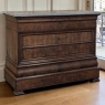 19th Century French Louis Philippe Marble Top Commode ~ Secretary