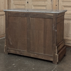19th Century French Louis Philippe Marble Top Commode ~ Secretary