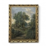 Antique Framed Oil Painting on Canvas by Georges Crehay (1849-1933)