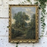 Antique Framed Oil Painting on Canvas by Georges Crehay (1849-1933)