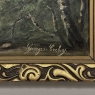 Antique Framed Oil Painting on Canvas by Georges Crehay (1849-1933)
