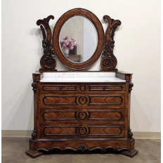 French Napoleon III Period Rosewood Commode ~ Vanity ~ Washstand