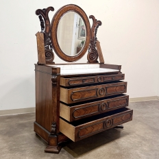 French Napoleon III Period Rosewood Commode ~ Vanity ~ Washstand