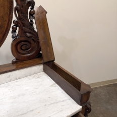 French Napoleon III Period Rosewood Commode ~ Vanity ~ Washstand