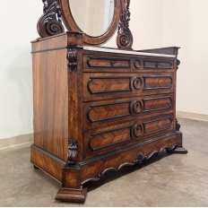 French Napoleon III Period Rosewood Commode ~ Vanity ~ Washstand