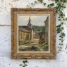 Framed Oil Painting on Panel by Yvette Lichtfus (1925-2014) 'Laforet sur Semois'
