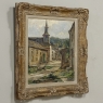 Framed Oil Painting on Panel by Yvette Lichtfus (1925-2014) 'Laforet sur Semois'