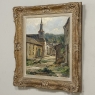 Framed Oil Painting on Panel by Yvette Lichtfus (1925-2014) 'Laforet sur Semois'