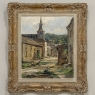 Framed Oil Painting on Panel by Yvette Lichtfus (1925-2014) 'Laforet sur Semois'