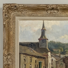 Framed Oil Painting on Panel by Yvette Lichtfus (1925-2014) 'Laforet sur Semois'