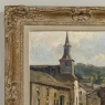 Framed Oil Painting on Panel by Yvette Lichtfus (1925-2014) 'Laforet sur Semois'