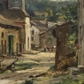 Framed Oil Painting on Panel by Yvette Lichtfus (1925-2014) 'Laforet sur Semois'