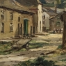 Framed Oil Painting on Panel by Yvette Lichtfus (1925-2014) 'Laforet sur Semois'