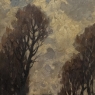 Framed Oil Painting on Canvas by Leo Libert (1908-1950) 'Autumn in the Campine'
