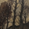 Framed Oil Painting on Canvas by Leo Libert (1908-1950) 'Autumn in the Campine'