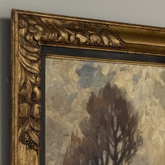 Framed Oil Painting on Canvas by Leo Libert (1908-1950) 'Autumn in the Campine'