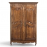 19th Century Country French Fruitwood Armoire from Normandy