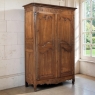 19th Century Country French Fruitwood Armoire from Normandy