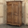 19th Century Country French Fruitwood Armoire from Normandy