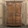 19th Century Country French Fruitwood Armoire from Normandy