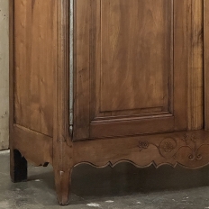 19th Century Country French Fruitwood Armoire from Normandy