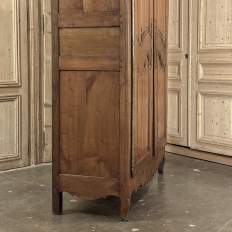 19th Century Country French Fruitwood Armoire from Normandy