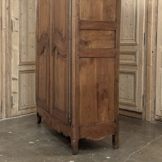 19th Century Country French Fruitwood Armoire from Normandy