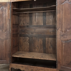 19th Century Country French Fruitwood Armoire from Normandy