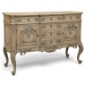 Antique Liege Regence Style Country French Buffet ~ Credenza in Stripped Oak