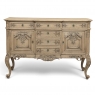 Antique Liege Regence Style Country French Buffet ~ Credenza in Stripped Oak