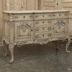Antique Liege Regence Style Country French Buffet ~ Credenza in Stripped Oak