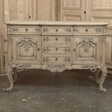 Antique Liege Regence Style Country French Buffet ~ Credenza in Stripped Oak