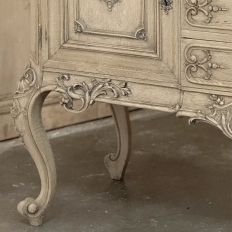 Antique Liege Regence Style Country French Buffet ~ Credenza in Stripped Oak