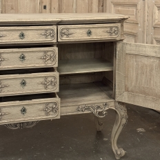 Antique Liege Regence Style Country French Buffet ~ Credenza in Stripped Oak