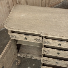 Antique Liege Regence Style Country French Buffet ~ Credenza in Stripped Oak