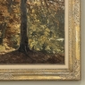 Framed Oil Painting on Canvas by Fernand Ley (1910-1973) 'Path in the Forest'