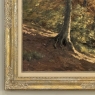 Framed Oil Painting on Canvas by Fernand Ley (1910-1973) 'Path in the Forest'
