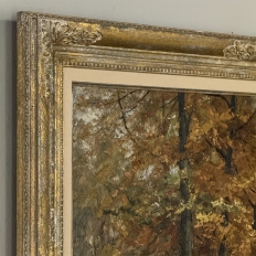 Framed Oil Painting on Canvas by Fernand Ley (1910-1973) 'Path in the Forest'