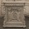 19th Century French Renaissance Revival Hand Carved Oak Buffet in Stripped Oak