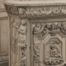 19th Century French Renaissance Revival Hand Carved Oak Buffet in Stripped Oak