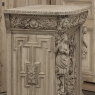 19th Century French Renaissance Revival Hand Carved Oak Buffet in Stripped Oak