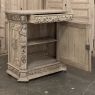 19th Century French Renaissance Revival Hand Carved Oak Buffet in Stripped Oak