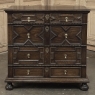 Early 19th Century English Oak Jacobean Style Chest of Drawers
