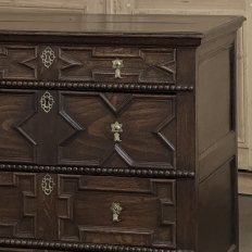 Early 19th Century English Oak Jacobean Style Chest of Drawers