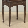 19th Century French Louis XVI Fruitwood Cylinder Cabinet ~ Nightstand