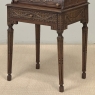 19th Century French Louis XVI Fruitwood Cylinder Cabinet ~ Nightstand