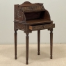 19th Century French Louis XVI Fruitwood Cylinder Cabinet ~ Nightstand